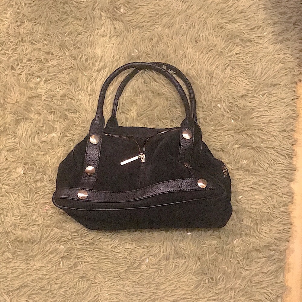 Auth Vintage Fendi Black Bag 3 sections - Picture 5 of 17